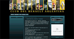 Desktop Screenshot of clubdelrenaultargentina.blogspot.com