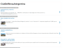 Tablet Screenshot of clubdelrenaultargentina.blogspot.com