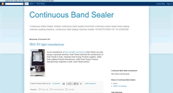 Desktop Screenshot of continuousbandsealer.blogspot.com