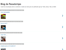Tablet Screenshot of blogdapassatempo.blogspot.com