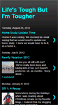 Mobile Screenshot of lifestoughbutimtougher.blogspot.com