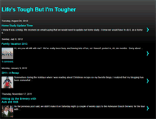 Tablet Screenshot of lifestoughbutimtougher.blogspot.com