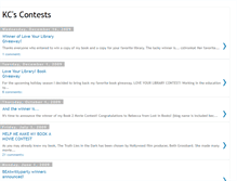 Tablet Screenshot of kcscontests.blogspot.com
