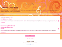 Tablet Screenshot of caffeineshock.blogspot.com