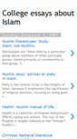 Mobile Screenshot of islamcollegeessays.blogspot.com