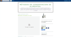Desktop Screenshot of ctametodosdeconservacion.blogspot.com