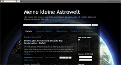 Desktop Screenshot of meinekleineastrowelt.blogspot.com