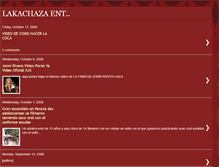 Tablet Screenshot of lakachaza.blogspot.com