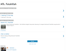 Tablet Screenshot of madrasahfatahillah.blogspot.com