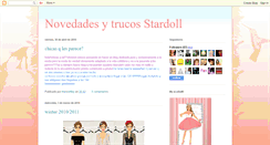 Desktop Screenshot of novedadesytrucosstardolls.blogspot.com