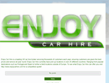 Tablet Screenshot of enjoycarhire.blogspot.com