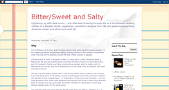 Desktop Screenshot of bittersweetandsaltyme.blogspot.com