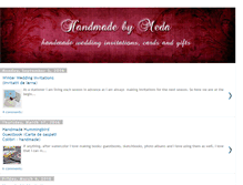 Tablet Screenshot of handmadebymeda.blogspot.com