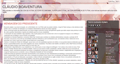 Desktop Screenshot of blogclaudioboaventura.blogspot.com