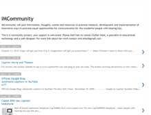 Tablet Screenshot of imcommunity.blogspot.com