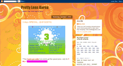 Desktop Screenshot of prettylenskorea.blogspot.com