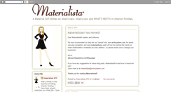 Desktop Screenshot of materialistanyc.blogspot.com