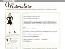Tablet Screenshot of materialistanyc.blogspot.com