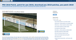 Desktop Screenshot of pes-2010-patch.blogspot.com