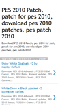 Mobile Screenshot of pes-2010-patch.blogspot.com