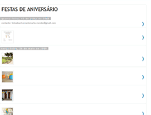 Tablet Screenshot of festas-de-aniversariomartamendes.blogspot.com