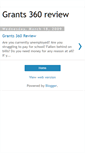 Mobile Screenshot of grantreviewsonline.blogspot.com