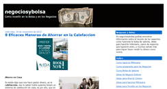 Desktop Screenshot of negociosybolsa.blogspot.com