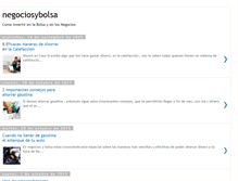 Tablet Screenshot of negociosybolsa.blogspot.com