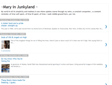 Tablet Screenshot of junkyliving.blogspot.com