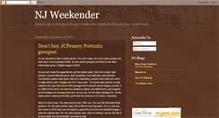 Desktop Screenshot of njweekender.blogspot.com