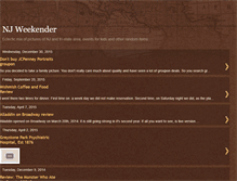 Tablet Screenshot of njweekender.blogspot.com