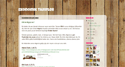 Desktop Screenshot of ekonomiktarifler.blogspot.com