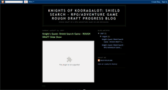 Desktop Screenshot of knightsquestshieldsearchdraft.blogspot.com