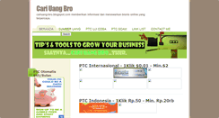 Desktop Screenshot of cariuang-bro.blogspot.com