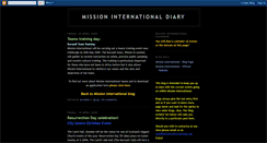 Desktop Screenshot of mission-international-diary.blogspot.com