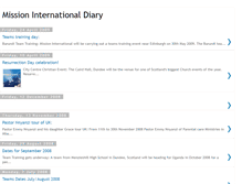 Tablet Screenshot of mission-international-diary.blogspot.com
