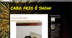 Desktop Screenshot of cabofrioeshow.blogspot.com