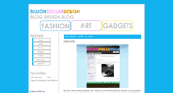 Desktop Screenshot of billiondollardesign.blogspot.com