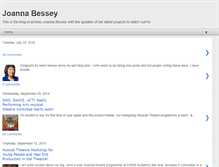 Tablet Screenshot of joannabessey.blogspot.com