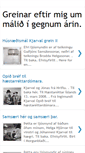 Mobile Screenshot of kjarval-greinar-eftir-mig-um-malid.blogspot.com