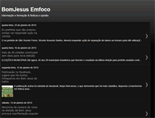 Tablet Screenshot of bomjesusemfoco.blogspot.com