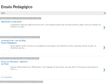 Tablet Screenshot of ensaiopedagogico.blogspot.com