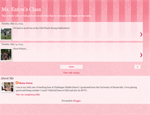 Tablet Screenshot of mseatonslearningstrategies.blogspot.com
