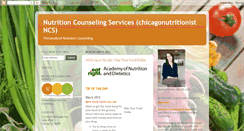 Desktop Screenshot of ncsnutritionist.blogspot.com