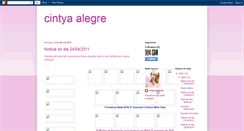 Desktop Screenshot of cintyaalegre.blogspot.com