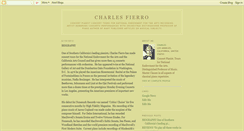 Desktop Screenshot of charlesfierro.blogspot.com