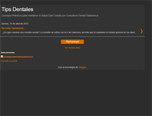 Tablet Screenshot of consejosdentales.blogspot.com