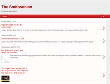 Tablet Screenshot of dbssmithsonian.blogspot.com