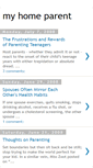 Mobile Screenshot of myhomeparent.blogspot.com