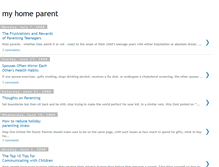 Tablet Screenshot of myhomeparent.blogspot.com
